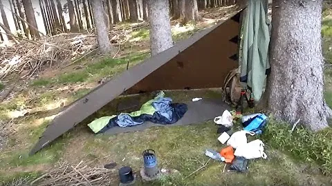 3 Tage allein im Wald: Bushcraft overnight mit Wisport SilverFox 30 deutsch 2/2
