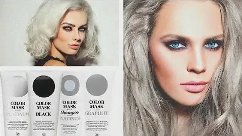 Colormask Silver Coloured Blonde hair Care. Graphite, Platinum and Pearl