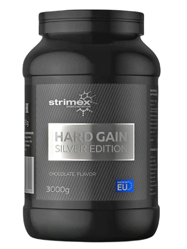 Гейнер Hard Gain Silver Edition Strimex 3000 гр ваниль, Hard Gain Silver Edition