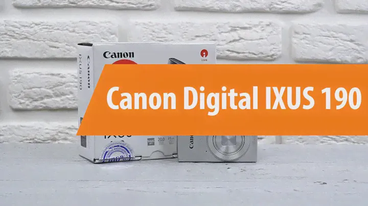 Распаковка компактной камеры Canon Digital IXUS 190 / Unboxing Canon Digital IXUS 190