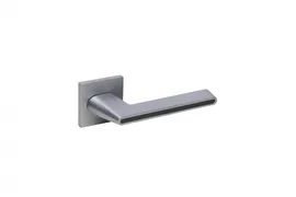 Ручка на квадратной накладке А-530 SILVER (серебро мат)