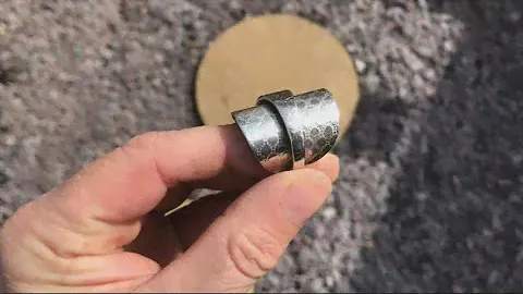 Awesome ring from an old silver spoon