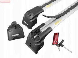 Комплект багажника на низкие рейлинги Turtle AIR 2 silver 106
