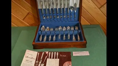 Sweet Briar 1948 Silverplate 50 pc Set Oneida Community
